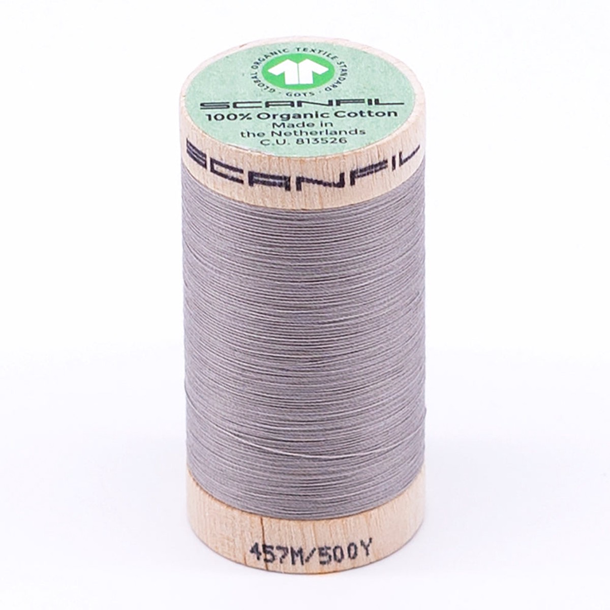 scanfil-50wt-organic-pima-cotton-thread-500-yds-4831-chateau-gray