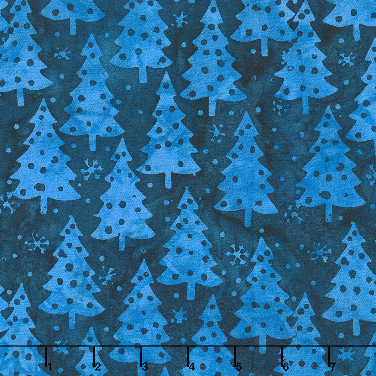 snowfall-batiks-trees-blue-navy-yardage