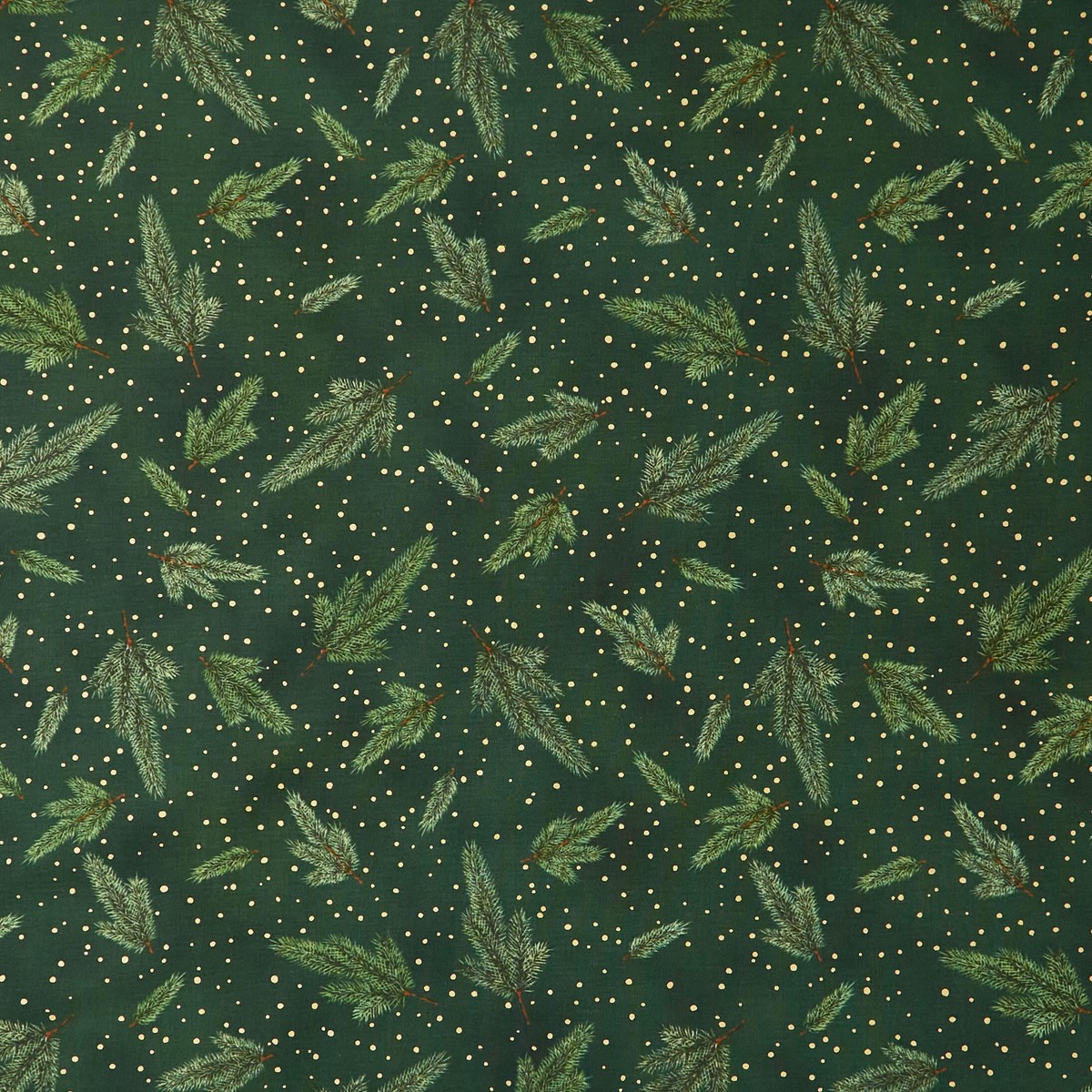 holiday-flourish-forest-glen-pine-sprigs-evergreen-metalic-yardage