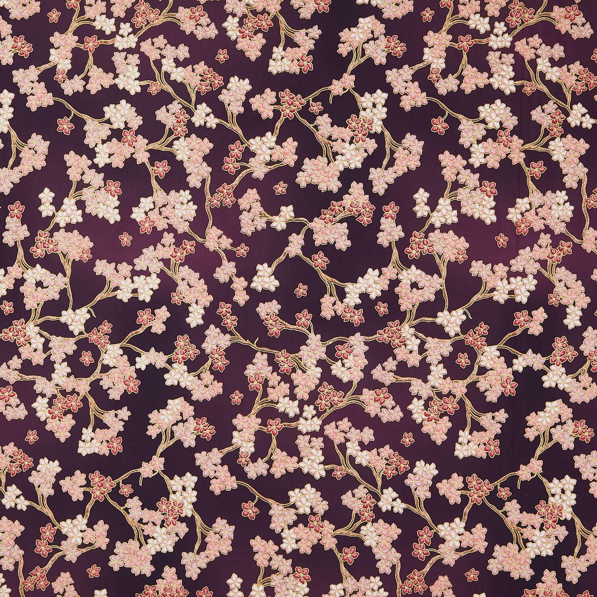 imperial-collections-graceful-cranes-cherry-blossoms-plum-metallic-yardage