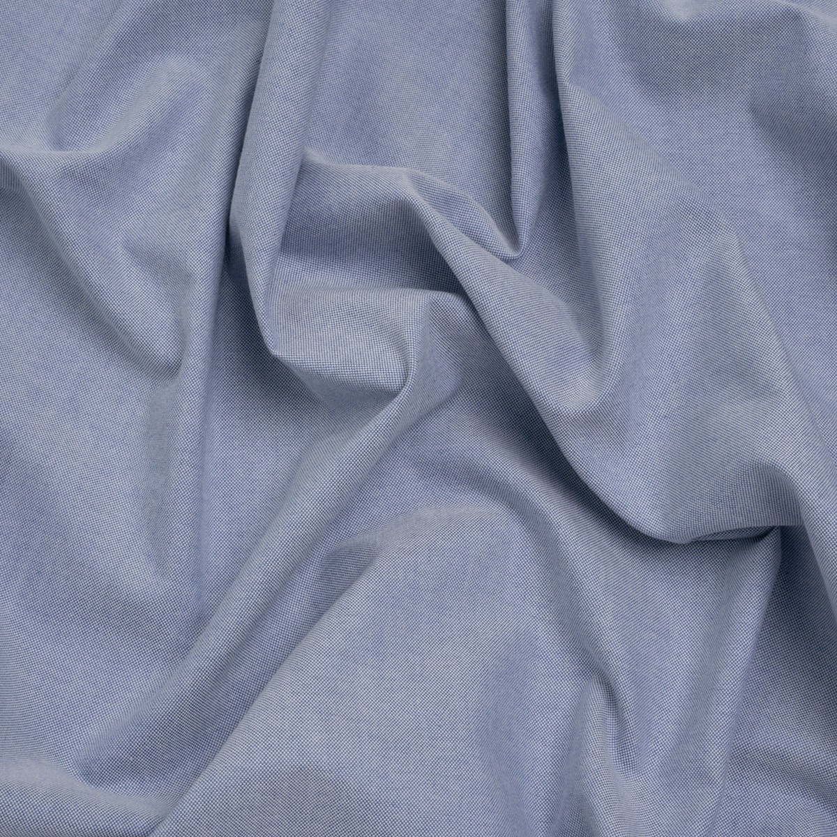 cotton-oxford-shirting-medium-blue-deadstock