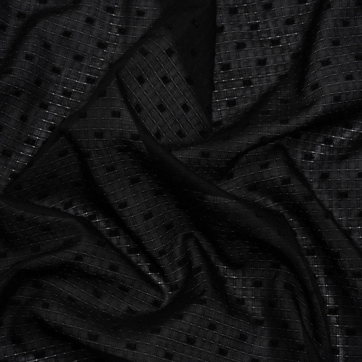 famous-australian-designer-black-swiss-dot-gridded-cotton-woven