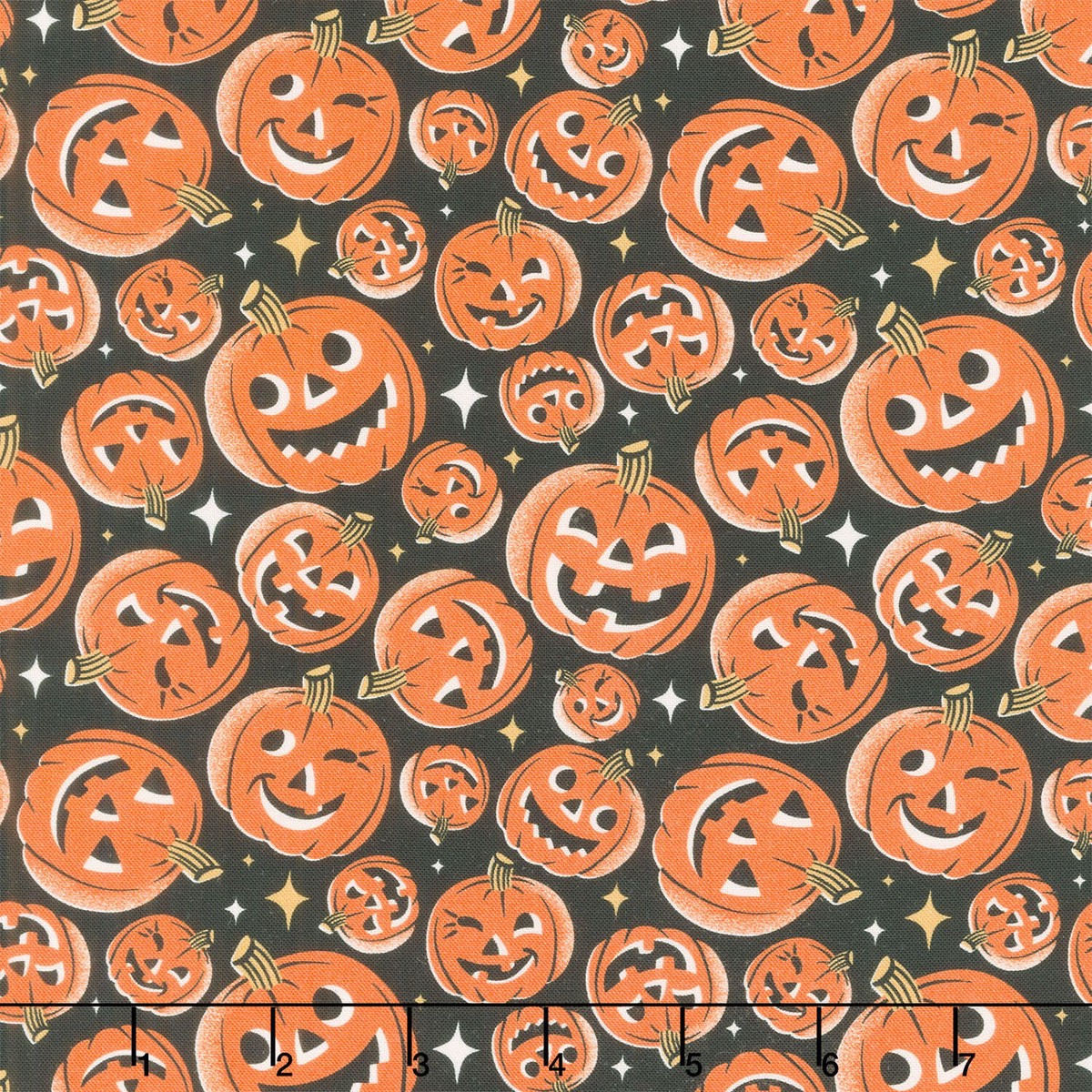 midnight-masquerade-tossed-pumpkins-black-orange-yardage