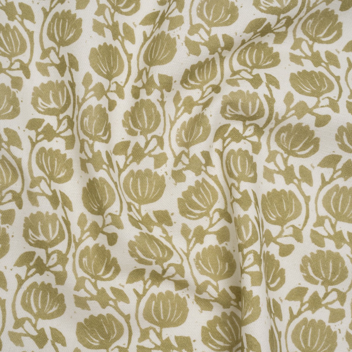 cotton-and-linen-canvas-print-olive-block-print-florals-british-imported