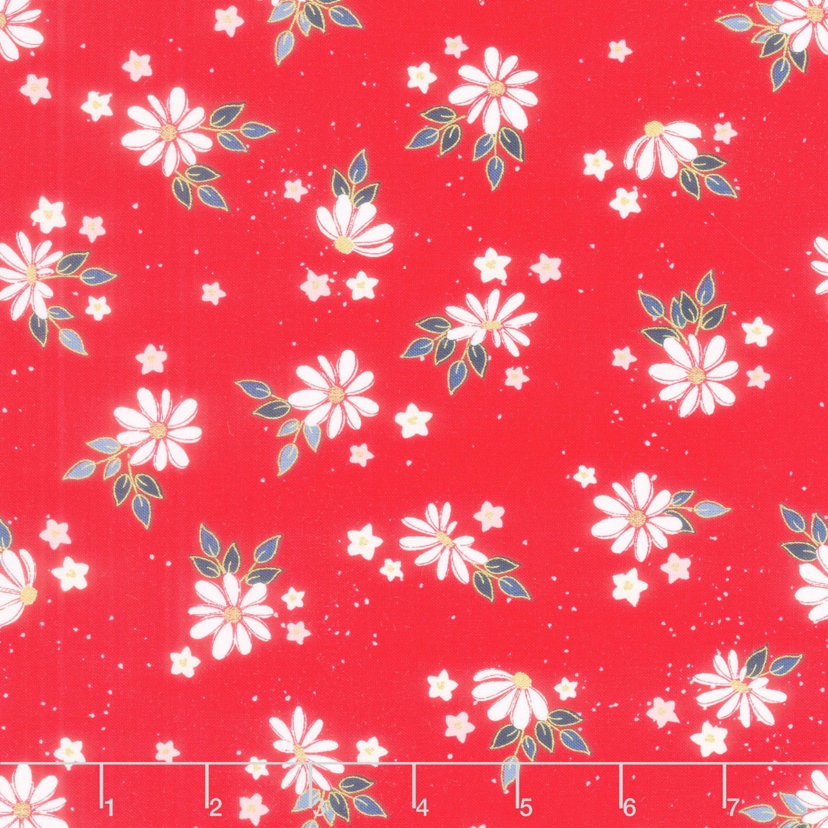 sweet-freedom-summer-flowers-red-sparkle-yardage