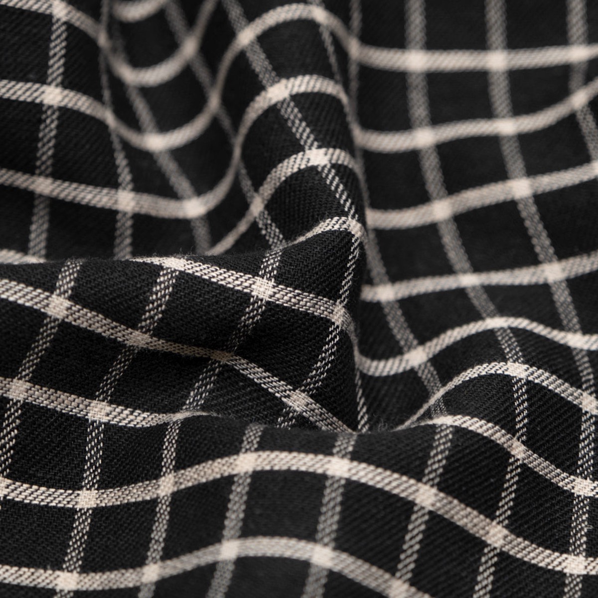 grid-yarn-dyed-linen-cotton-black