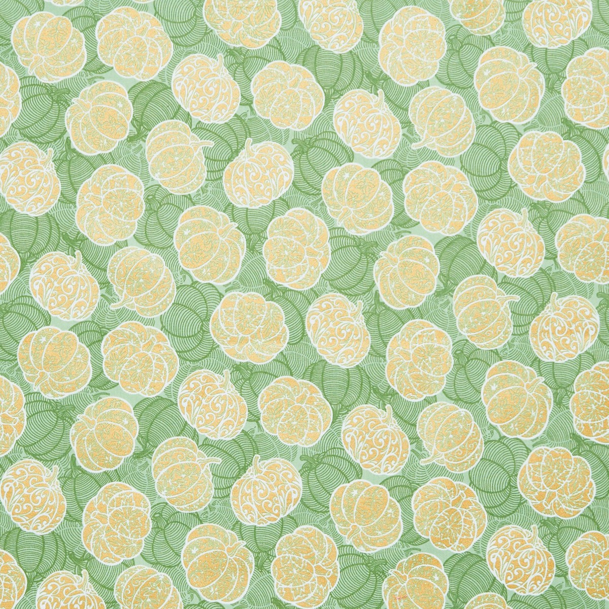 sweet-pumpkin-spice-pumpkins-basil-metallic-yardage